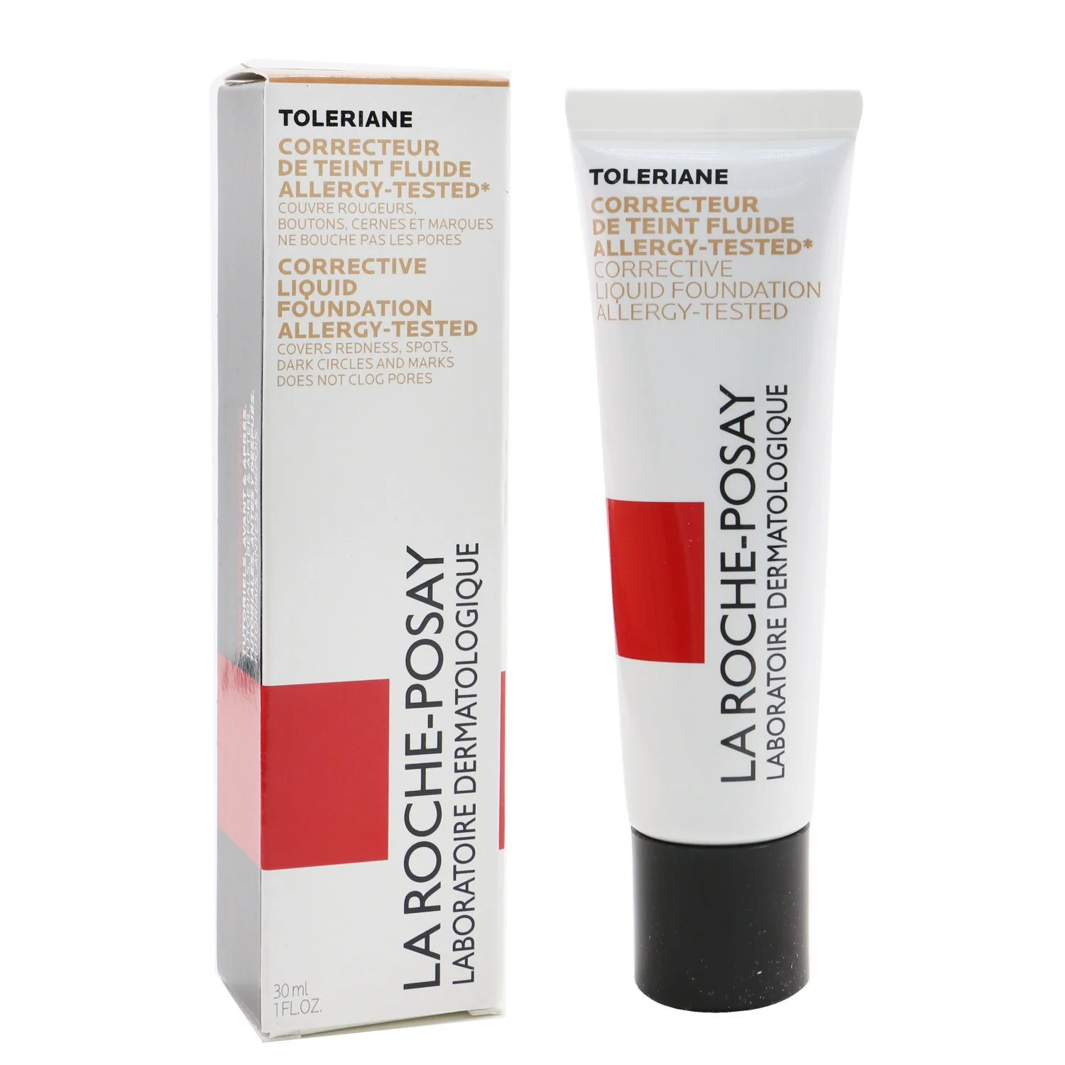 La Roche Posay Toleriane Teint Fluid Corrective Foundation SPF 25 - 11 Light Beige  30ml/1oz - Olabens