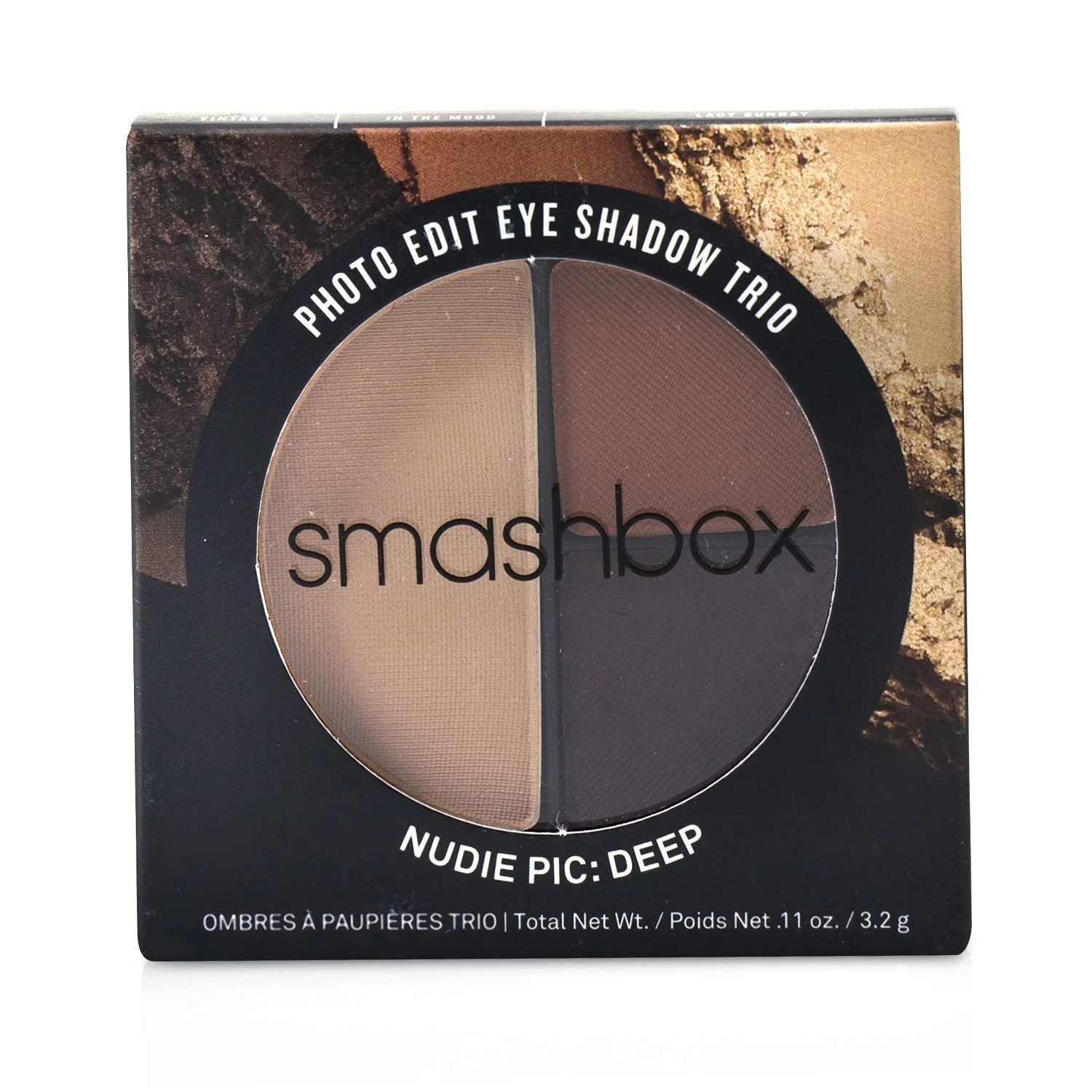 Smashbox Photo Edit Eye Shadow Trio - # Nudie Pic Deep (Vintage, In The Mood, Lacy Sunday)  3.2g/0.11oz - Olabens