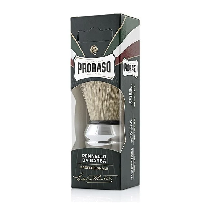 Proraso Large Boar Pure Bristol Shaving Brushes With Chrome Handle - Olabens