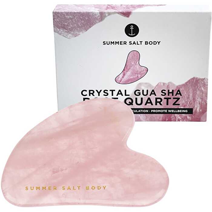Summer Salt Body Crystal Gua Sha Rose Quartz - Olabens