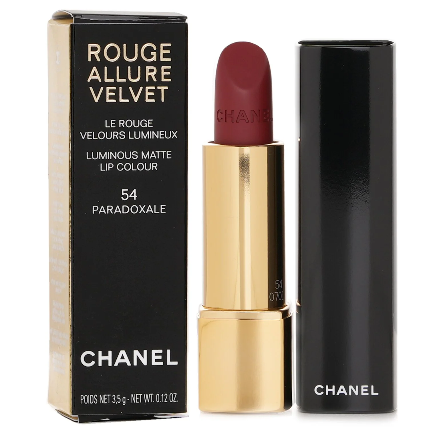 Chanel Rouge Allure Velvet Luminous Matte Lip Colour - # 47 Flamboyante  3.5g/0.12oz - Olabens