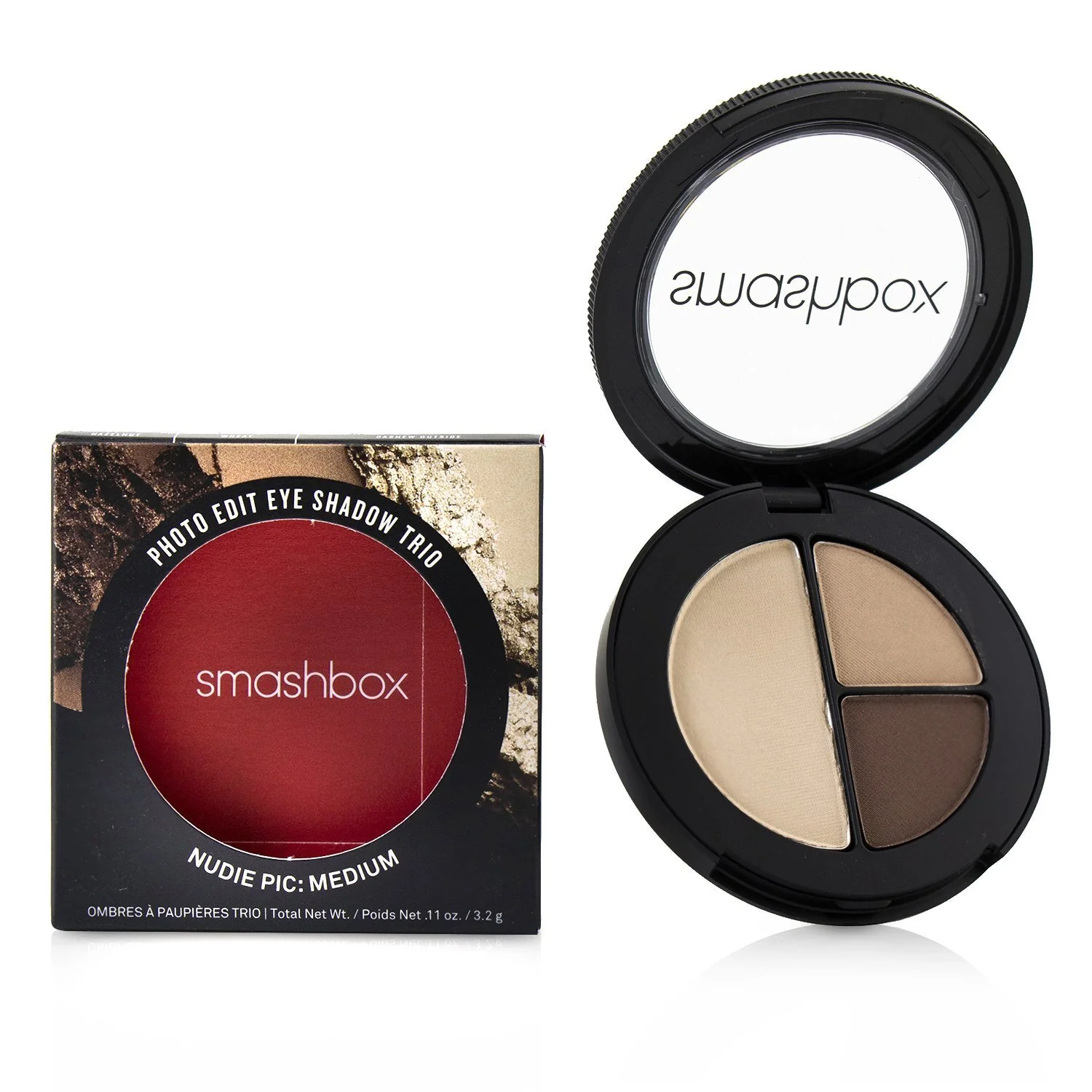 Smashbox Photo Edit Eye Shadow Trio - # Nudie Pic Deep (Vintage, In The Mood, Lacy Sunday)  3.2g/0.11oz - Olabens