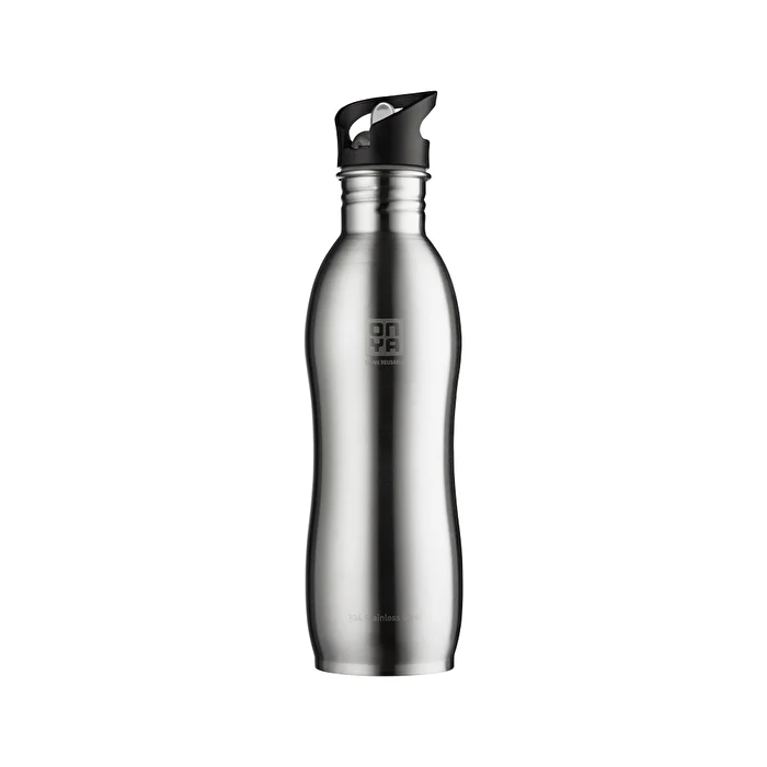 Onya For Life H2Onya Stainless Steel Bottle Brushed Steel (Large) 1000ml - Olabens