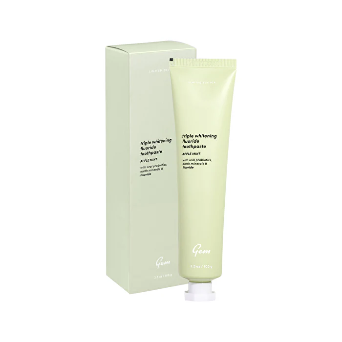 Gem Triple Whitening Fluoride Toothpaste Crisp Mint 100g - Olabens