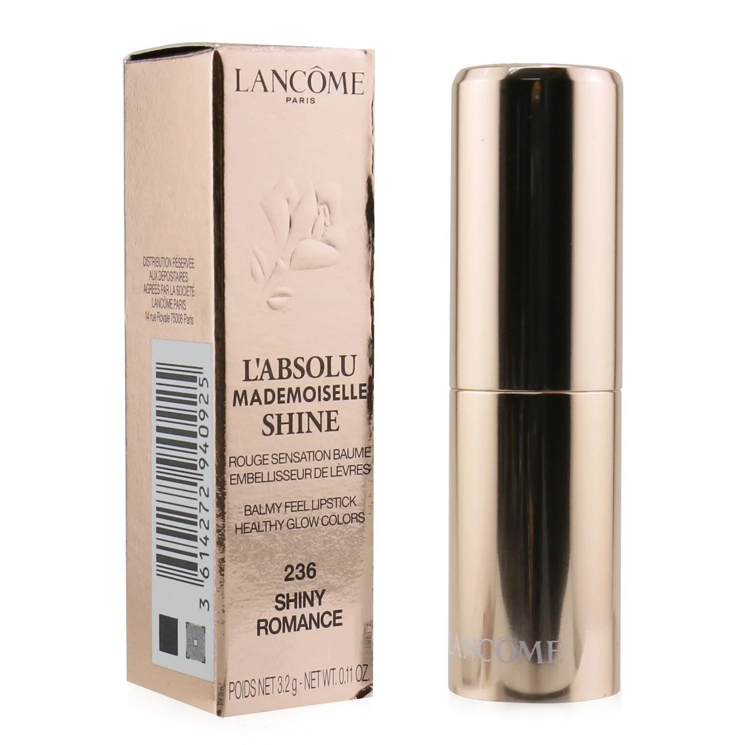 Lancome L'Absolu Mademoiselle Shine Balmy Feel Lipstick - # 274 Love To Shine  3.2g/0.11oz - Olabens