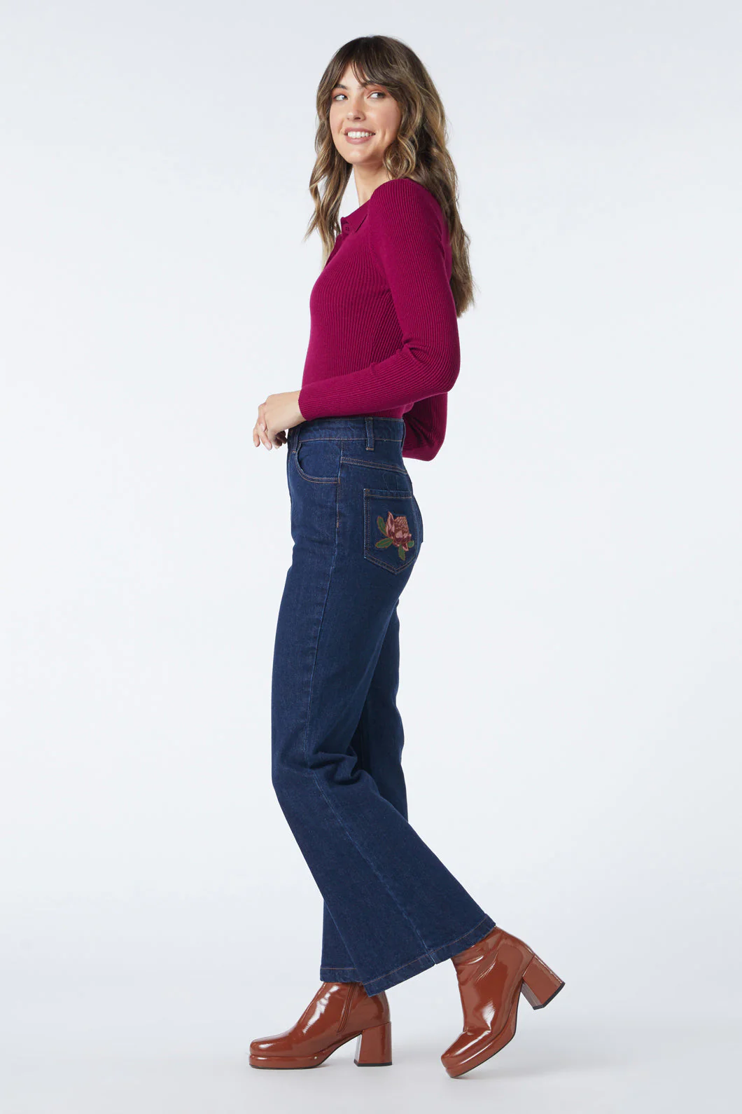 Bygone Beauty Balloon Sleeve Blouse